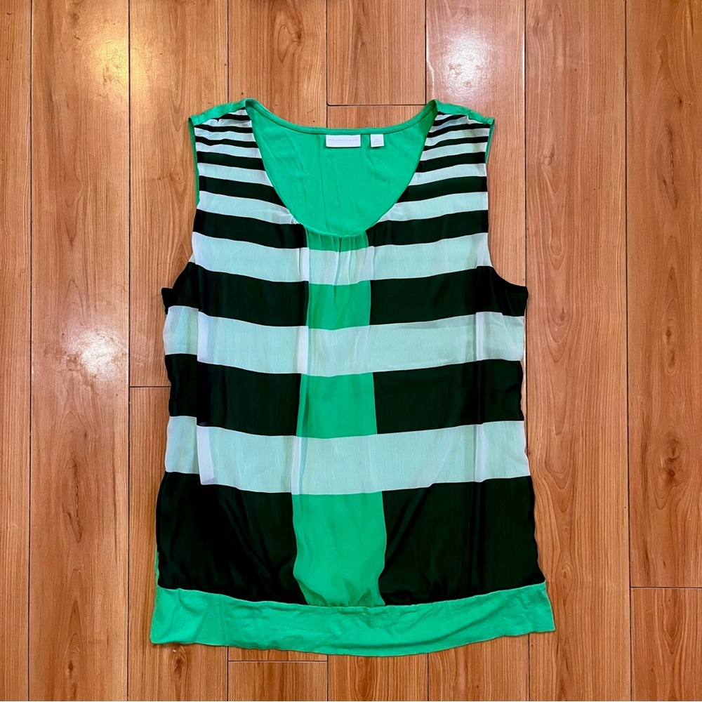 New York & Company Women's Sleeveless Blouse, Size XL, Stretch Light